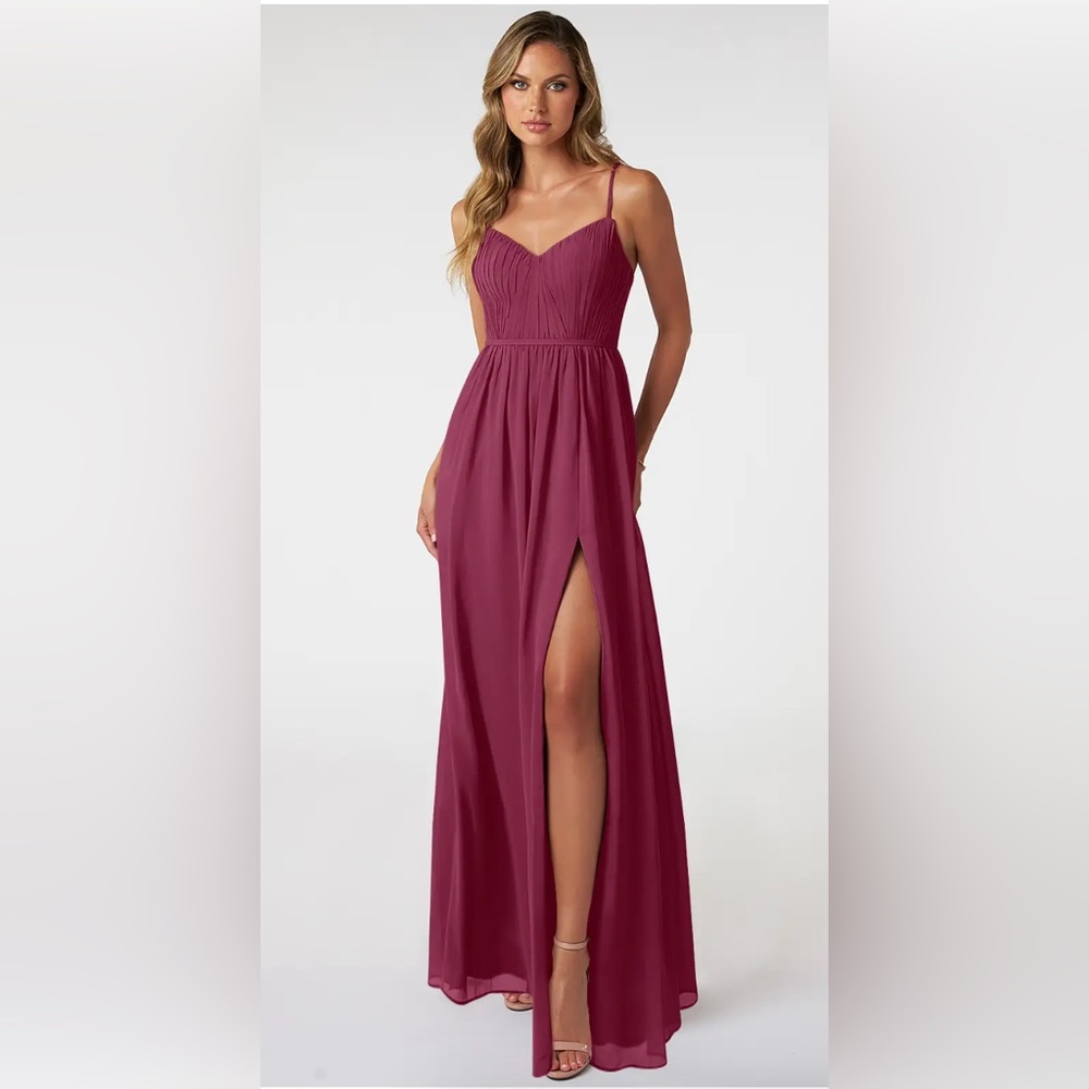AZAZIE ZUMA BRIDESMAIDS DRESS in MULBERRY